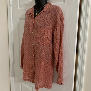 Calvin Klein Sport Women´s Button Down Tunic, Size L